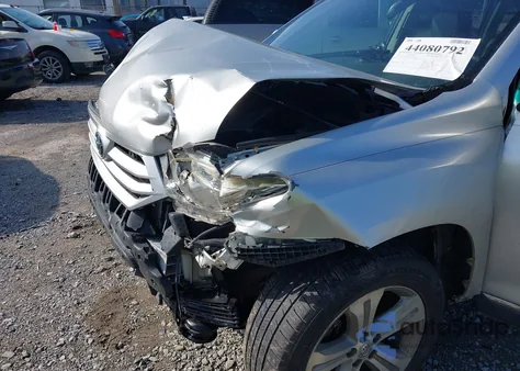 2012 Toyota Highlander Limited V6 z USA, uszkodzony, nr VIN 5TDYK3EH1CS071660